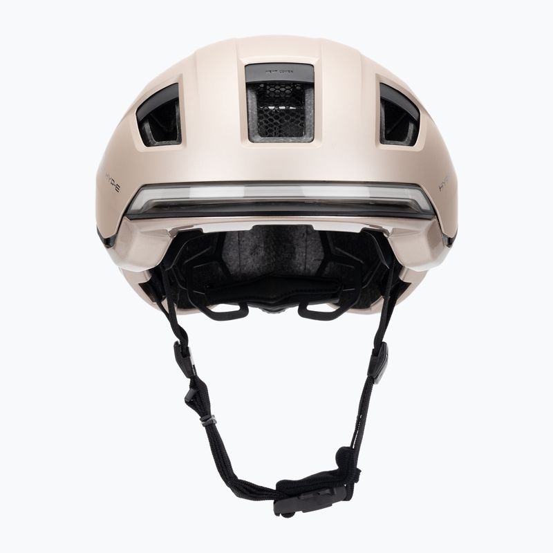 Bike helmet with indicators ABUS Hyp-E champagne gold 2