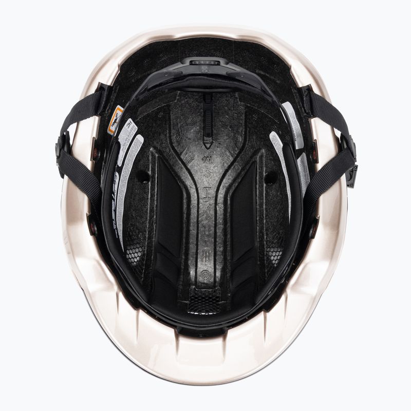 Bike helmet with indicators ABUS Hyp-E champagne gold 5