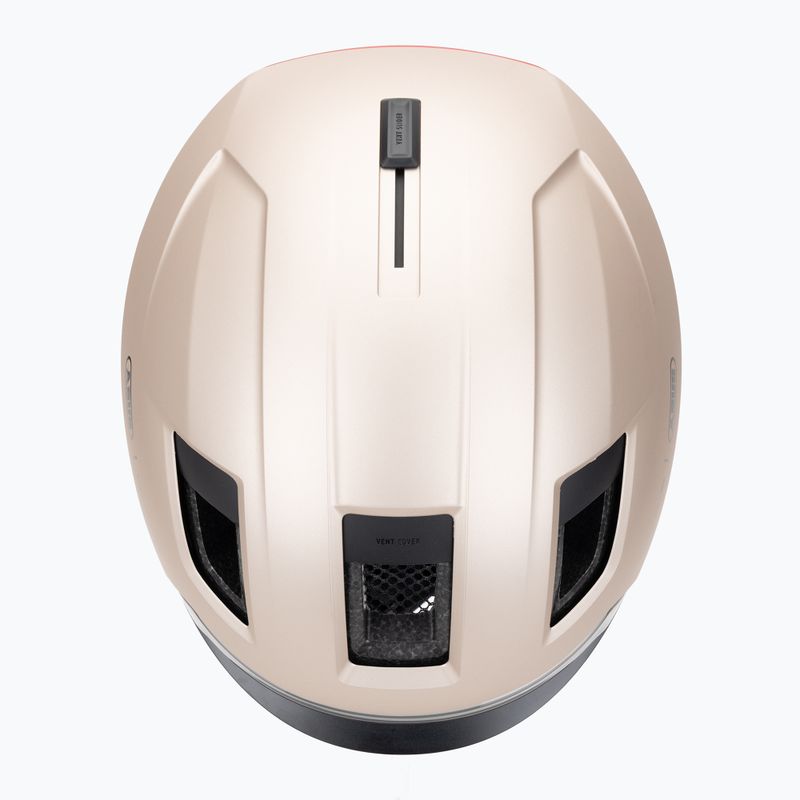 Bike helmet with indicators ABUS Hyp-E champagne gold 6