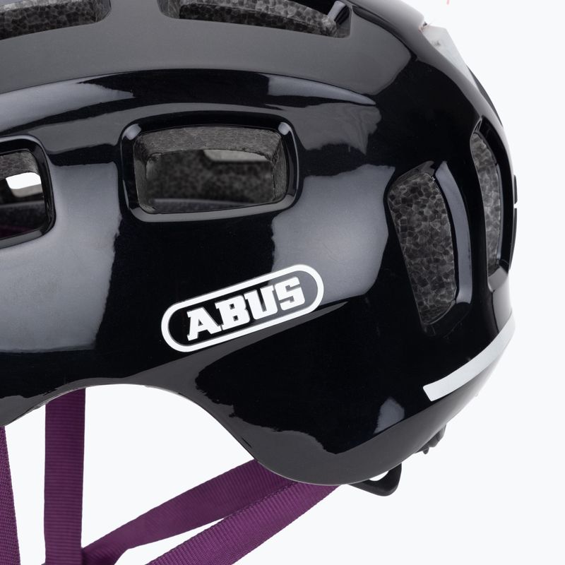 Children's bicycle helmet Youn-I 2.0 black violet 8