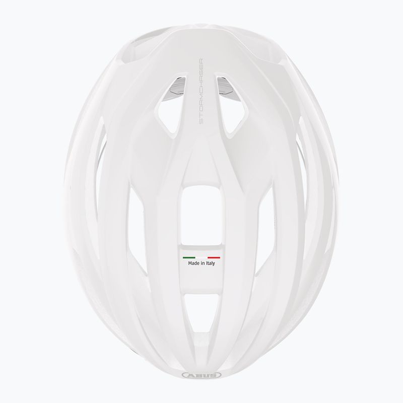 Bicycle helmet ABUS StormChaser Ace pure white 6