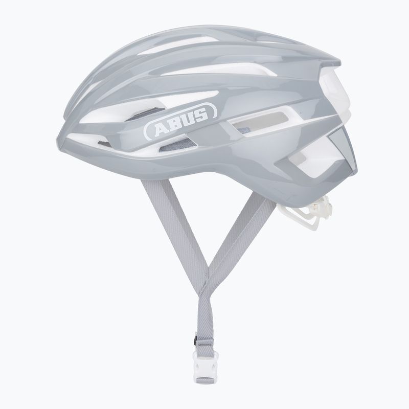 Bicycle helmet ABUS StormChaser Ace pure grey 3