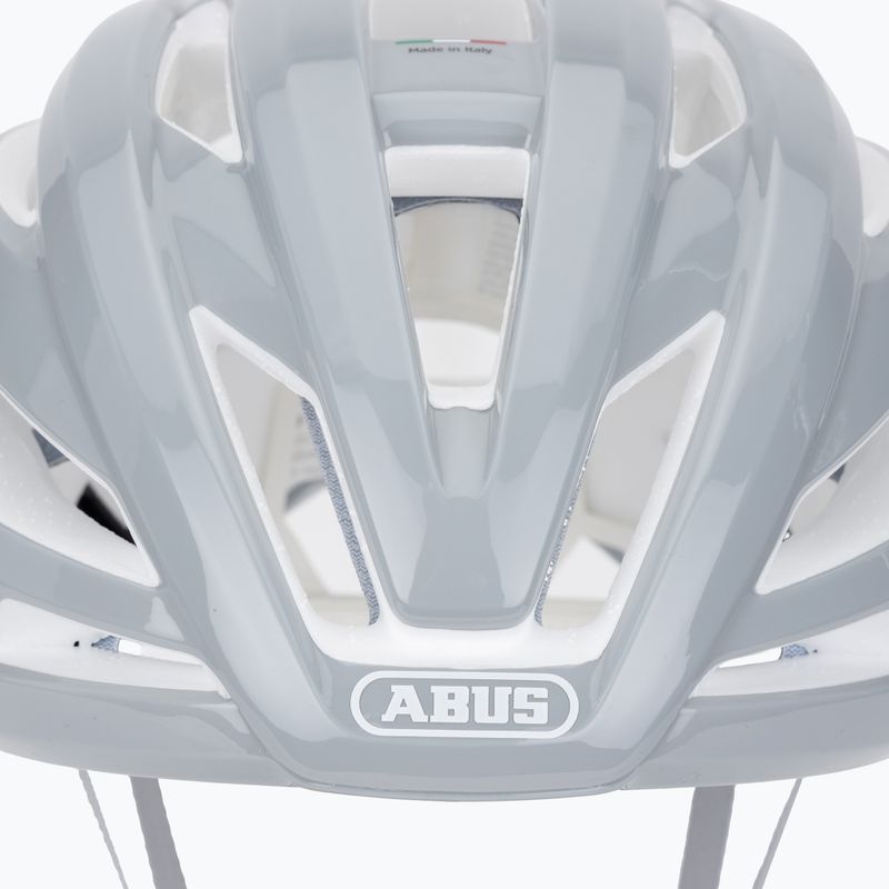 Bicycle helmet ABUS StormChaser Ace pure grey 7