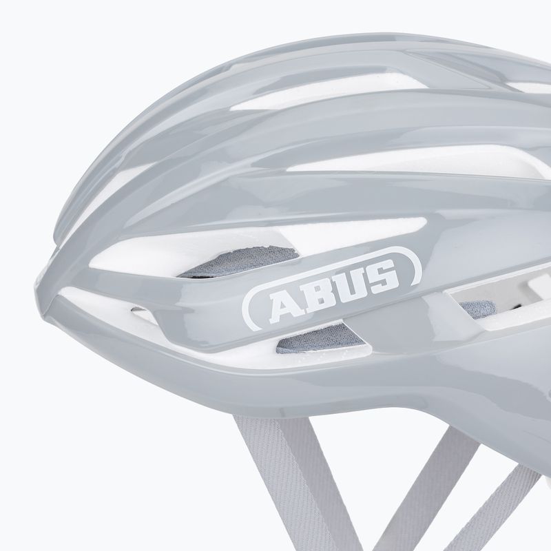 Bicycle helmet ABUS StormChaser Ace pure grey 8
