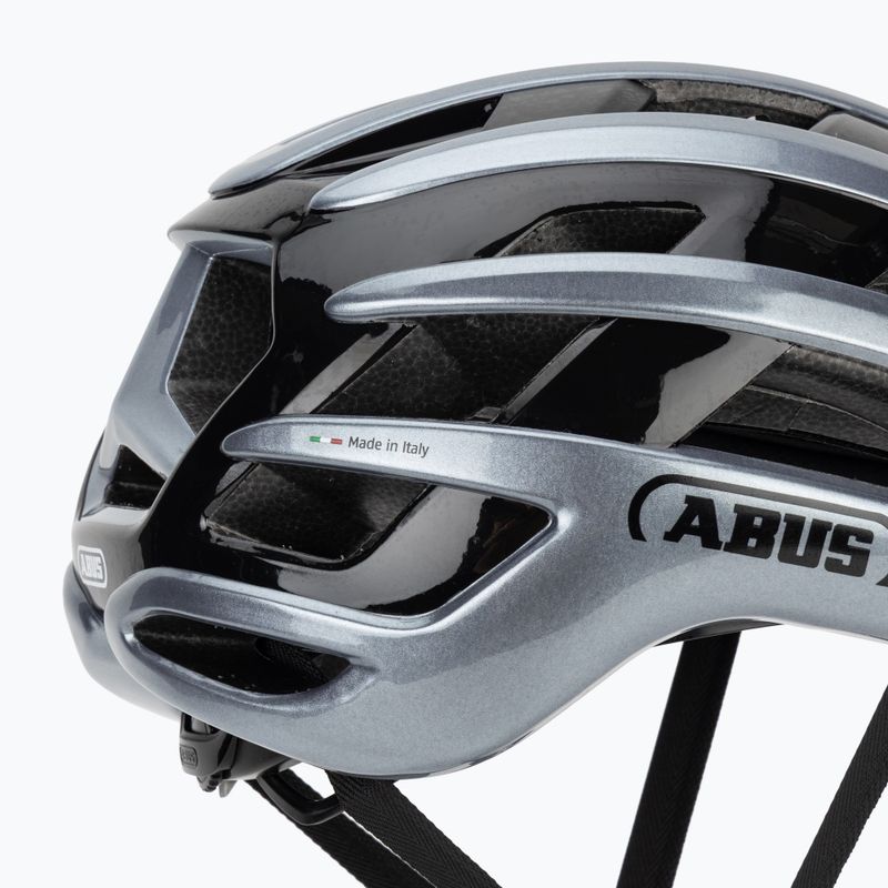 Bike helmet ABUS Airbreaker 2.0 graphite silver 7