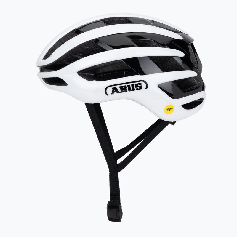 Bike helmet ABUS Airbreaker 2.0 Mips shiny white 3
