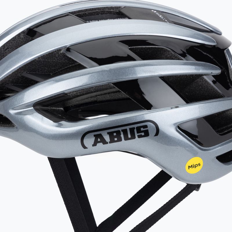 Bike helmet ABUS Airbreaker 2.0 Mips graphite silver 7