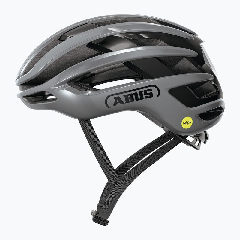 Bike helmet ABUS Airbreaker 2.0 Mips graphite silver 2