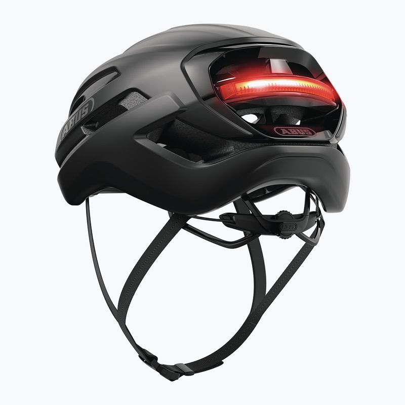 Bike helmet ABUS Taipan LED velcet black 3