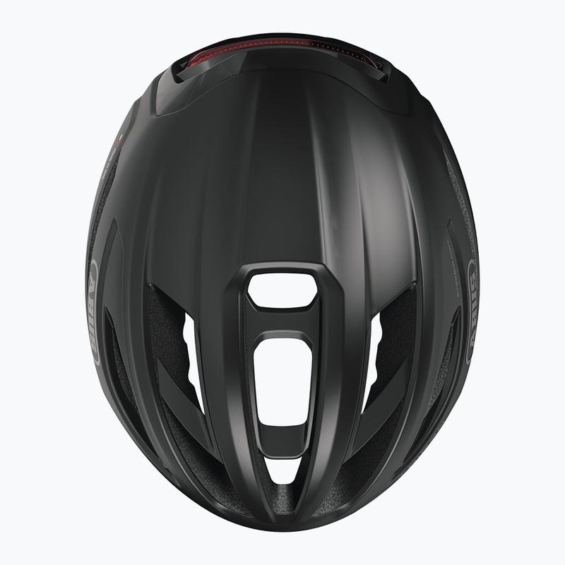 Bike helmet ABUS Taipan LED velcet black 4
