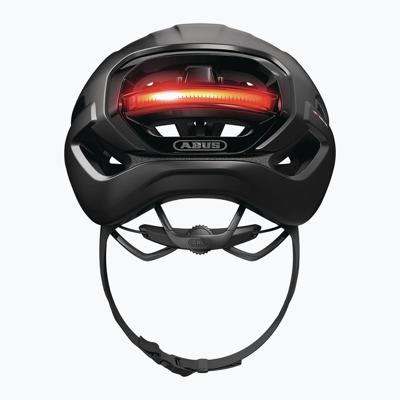 Bike helmet ABUS Taipan LED velcet black 6
