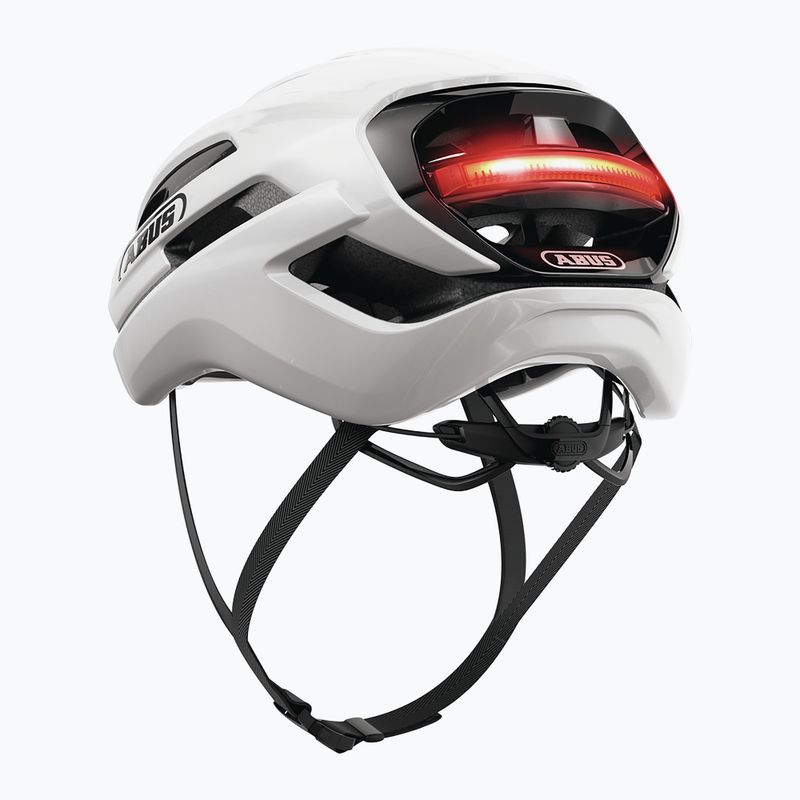 Bike helmet ABUS Taipan LED shiny white 3