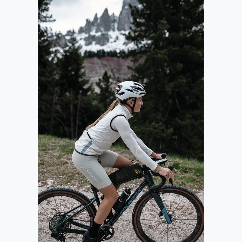Bike helmet ABUS Taipan LED shiny white 7