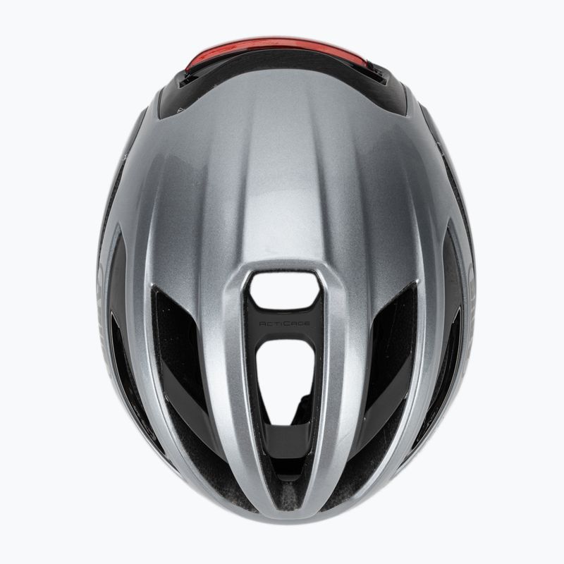 Bike helmet ABUS Taipan LED graphite silver 6