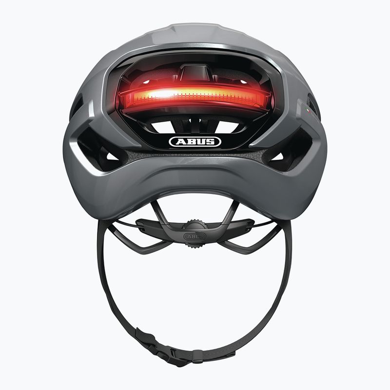 Bike helmet ABUS Taipan LED graphite silver 5