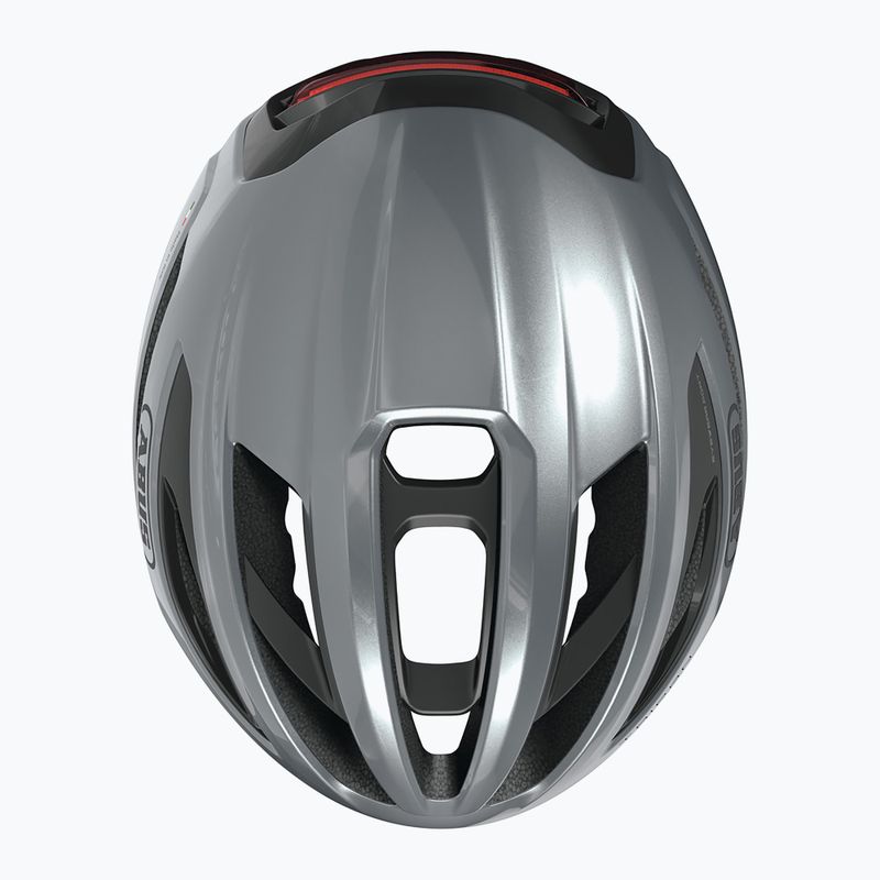 Bike helmet ABUS Taipan LED graphite silver 6