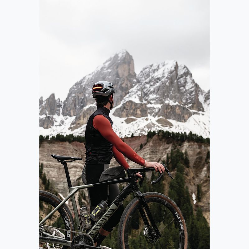 Bike helmet ABUS Taipan LED graphite silver 7