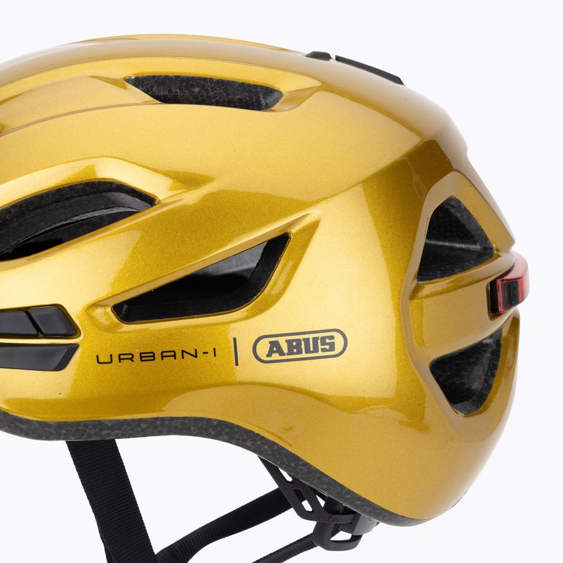 Bike helmet ABUS Urban-I 4.0 honey yellow 7