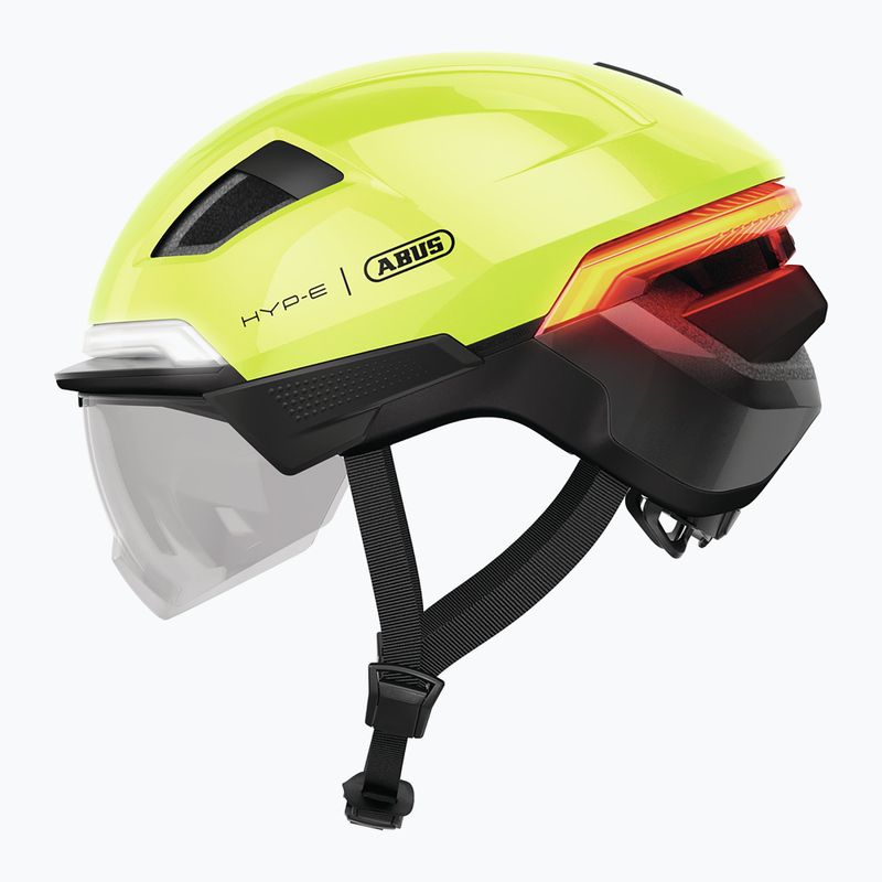 Bike helmet with indicators ABUS Hyp-e Ace signal yellow 10