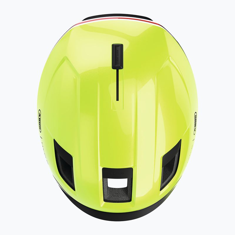 Bike helmet with indicators ABUS Hyp-E signal yellow 7