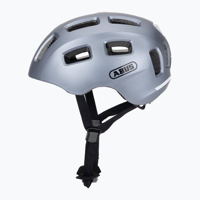 Children's bike helmet ABUS Youn-I 2.0 graphite silver 3