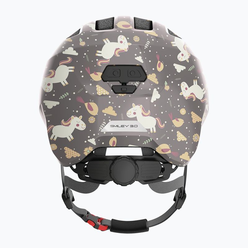 Children's bike helmet ABUS Smiley 3.0 grey horse 3