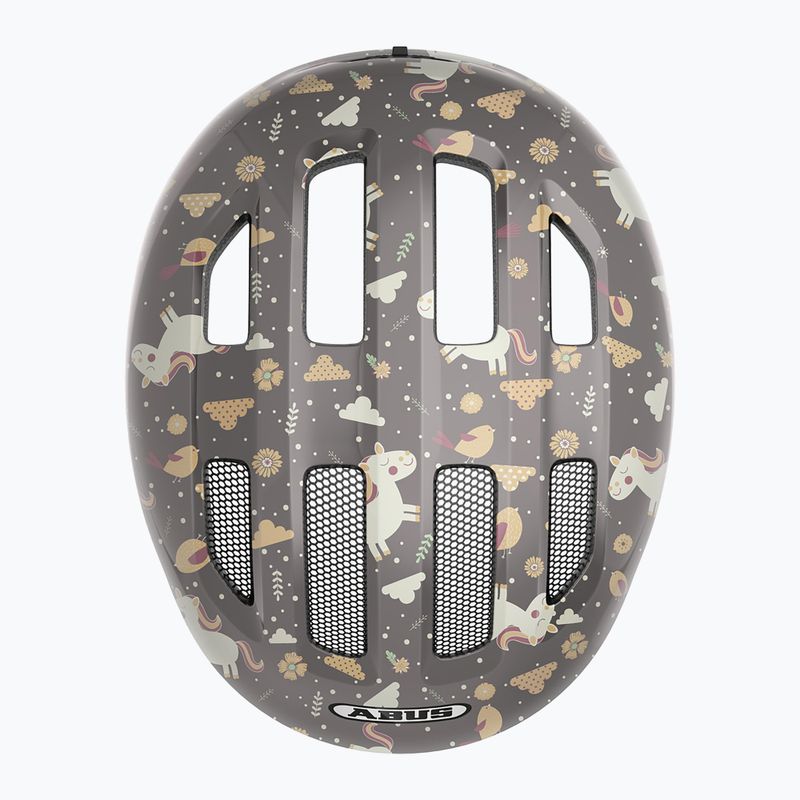 Children's bike helmet ABUS Smiley 3.0 grey horse 4