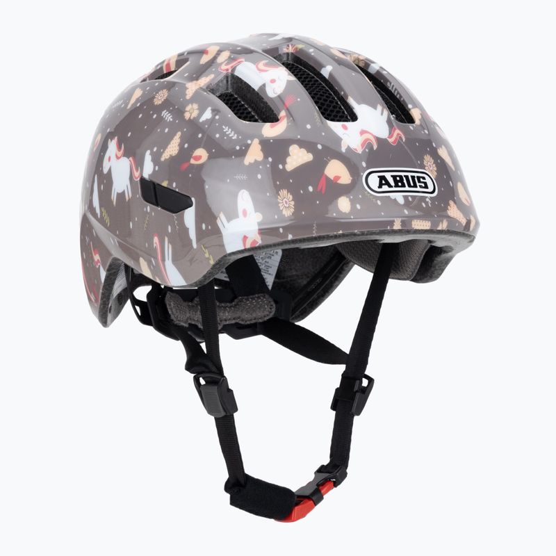 Children's bike helmet ABUS Smiley 3.0 grey horse