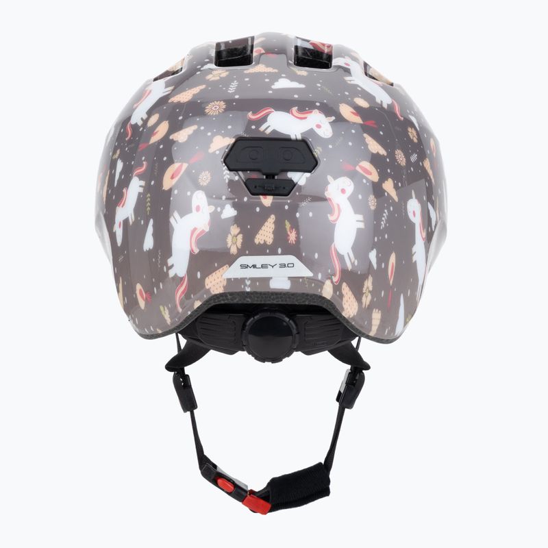Children's bike helmet ABUS Smiley 3.0 grey horse 4