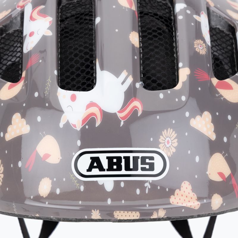 Children's bike helmet ABUS Smiley 3.0 grey horse 7