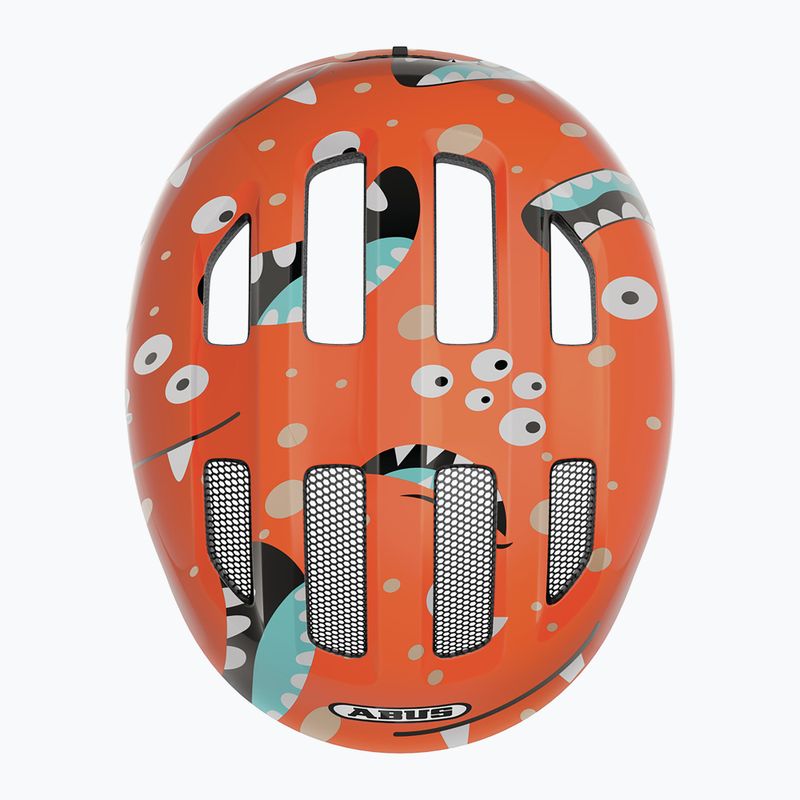Children's bike helmet ABUS Smiley 3.0 orange monster 4