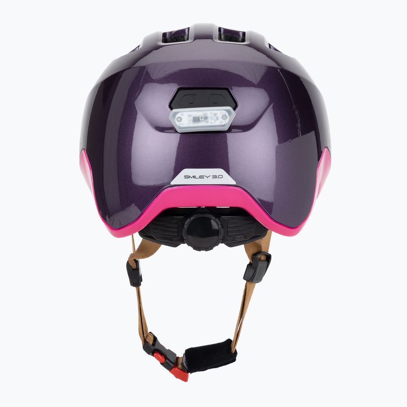 Children's bicycle helmet Smiley 3.0 ACE LED royal purple 4