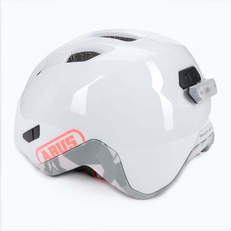 ABUS children's bicycle helmet Smiley 3.0 ACE LED white 67715 4