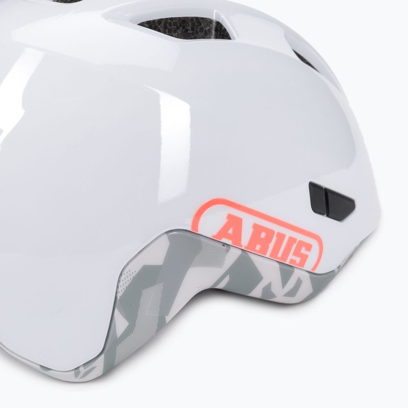 ABUS children's bicycle helmet Smiley 3.0 ACE LED white 67715 7