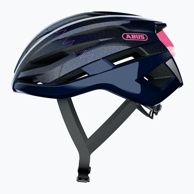 ABUS StormChaser bicycle helmet zigzag blue 3