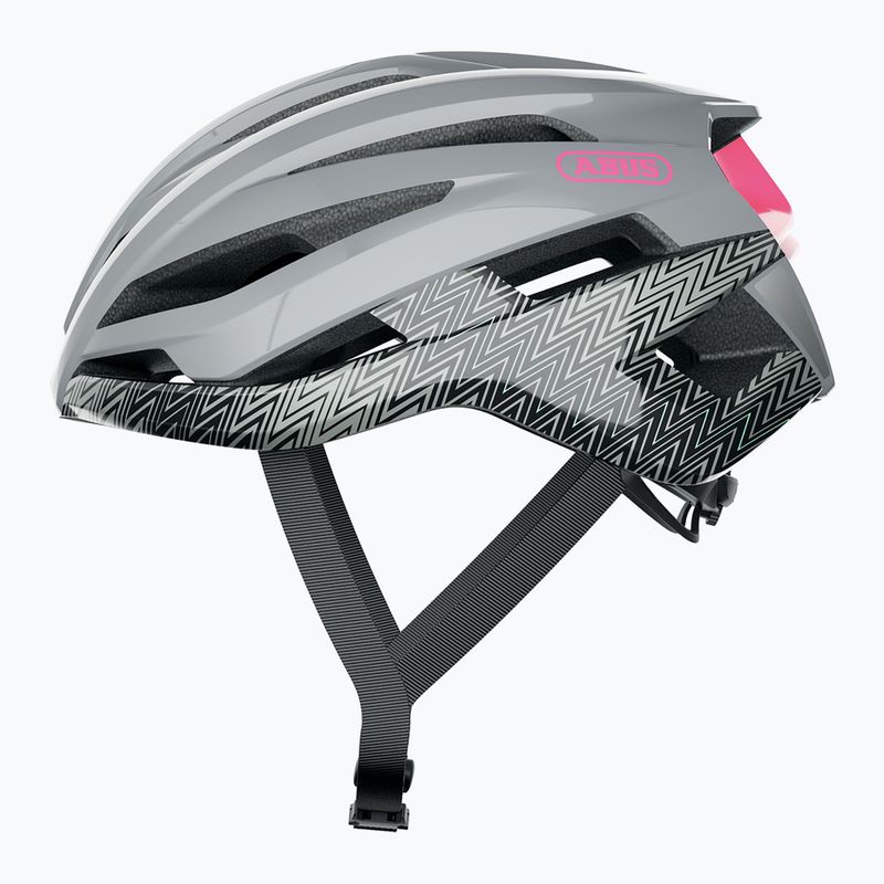 ABUS StormChaser bicycle helmet zigzag grey 3