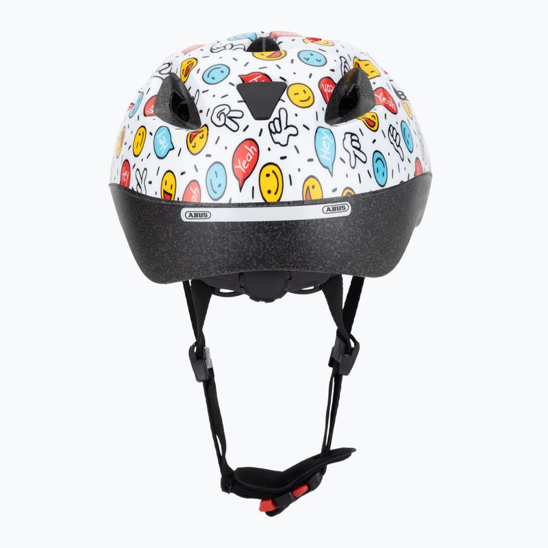 Children's bike helmet ABUS Smooty 2.0 white smiley 4