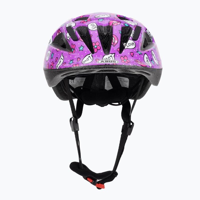 Children's bike helmet ABUS Smooty 2.0 purple kisses 2