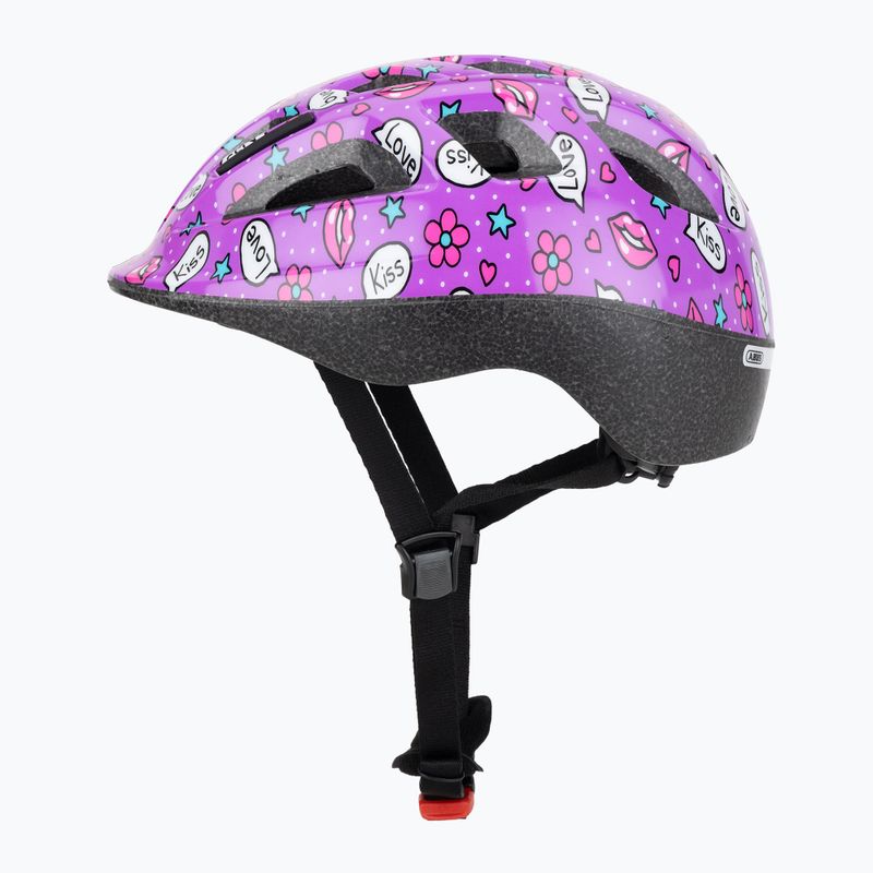 Children's bike helmet ABUS Smooty 2.0 purple kisses 3