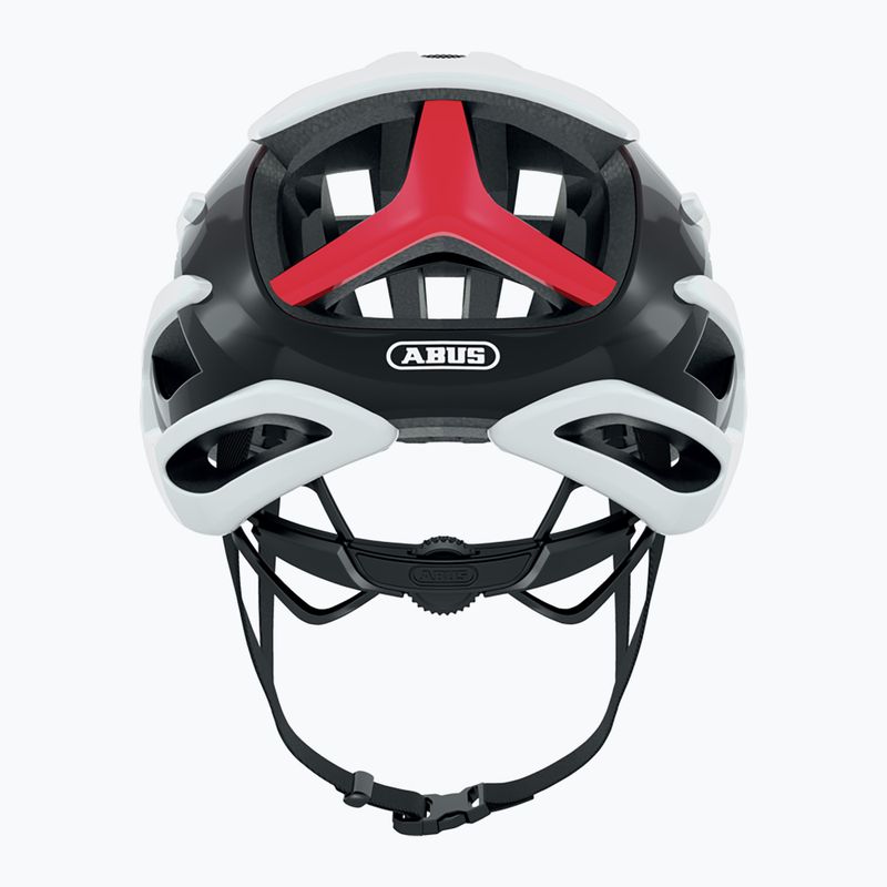 ABUS AirBreaker bicycle helmet white and red 86836 8