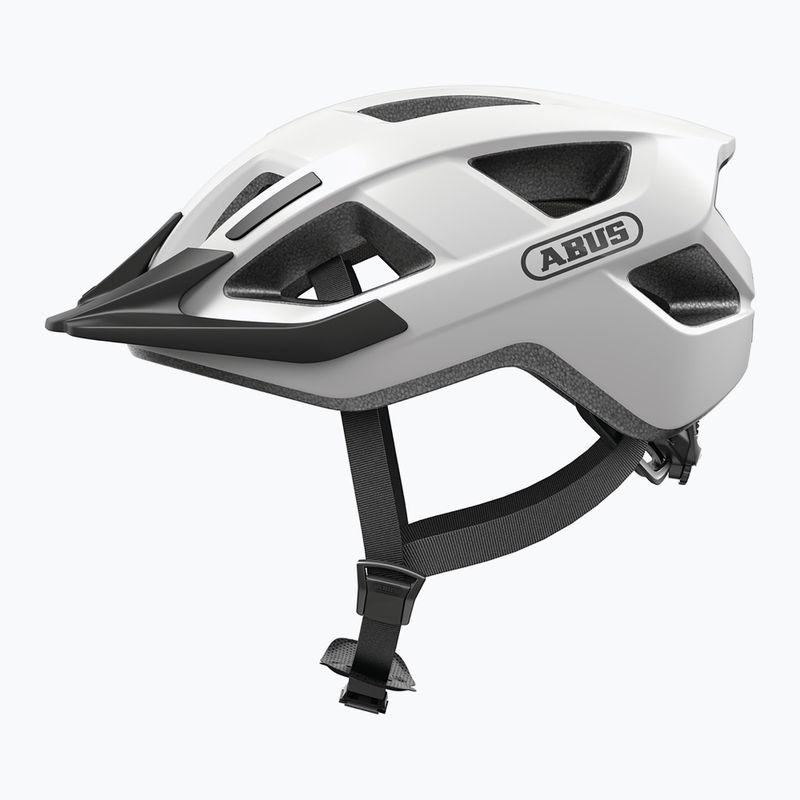 ABUS bike helmet Aduro 3.0 fleece white 3