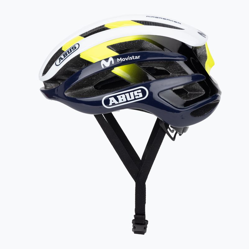 Bicycle helmet ABUS AirBreaker Movistar Team 24 navy/yellow/white 3