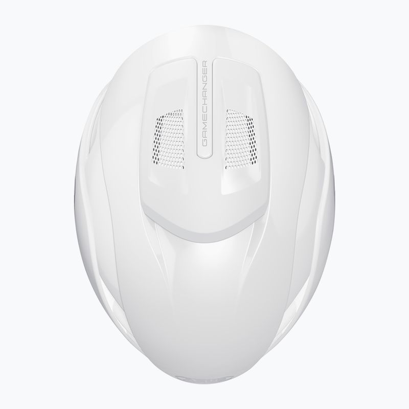 ABUS Gamechanger 2.0 bicycle helmet pure white 6