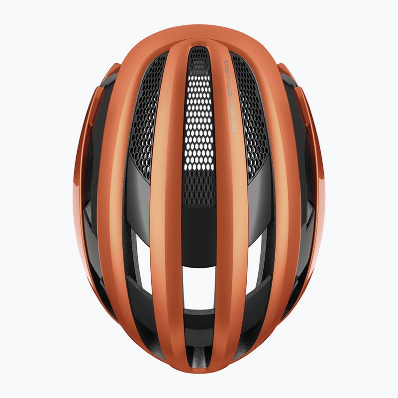 Bicycle helmet ABUS AirBreaker goldfish orange 5