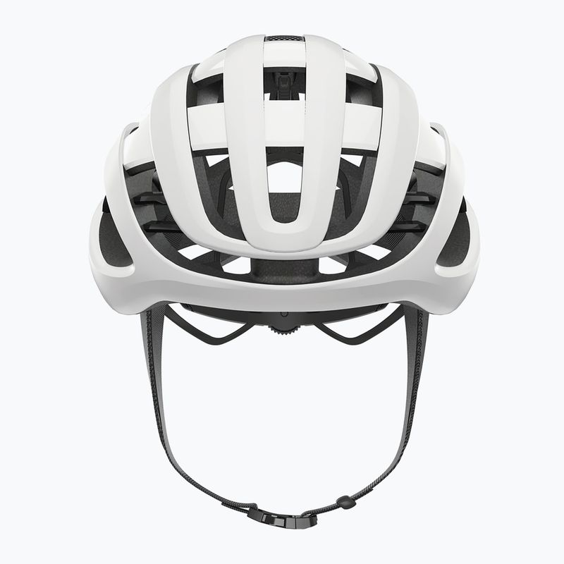 Bicycle helmet ABUS AirBreaker fleece white matt 2