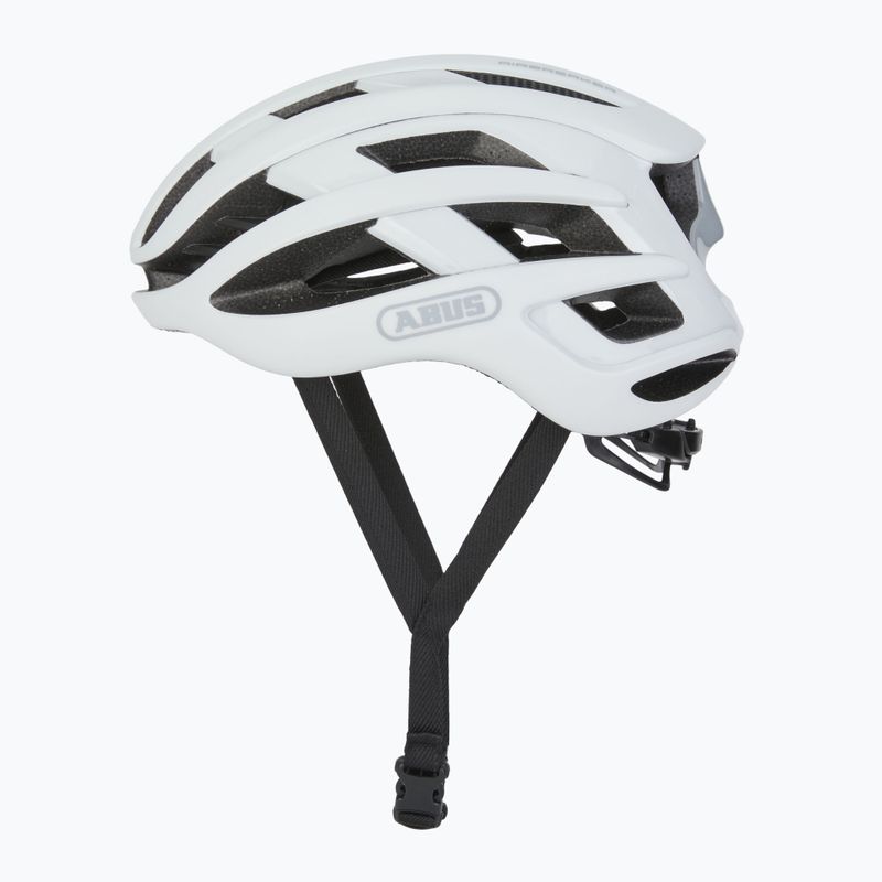 Bicycle helmet ABUS AirBreaker fleece white matt 3