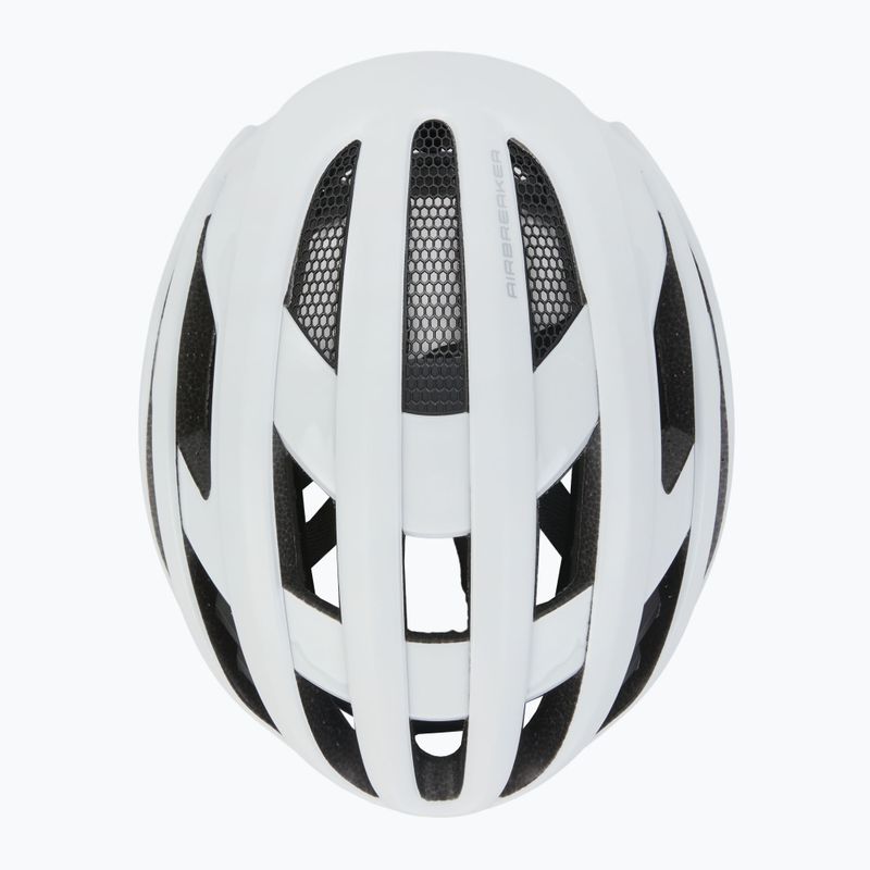 Bicycle helmet ABUS AirBreaker fleece white matt 6