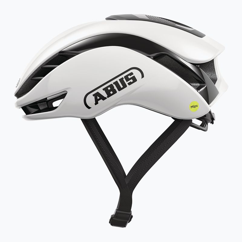 ABUS bike helmet Gamechanger 2.0 MIPS shiny white 2
