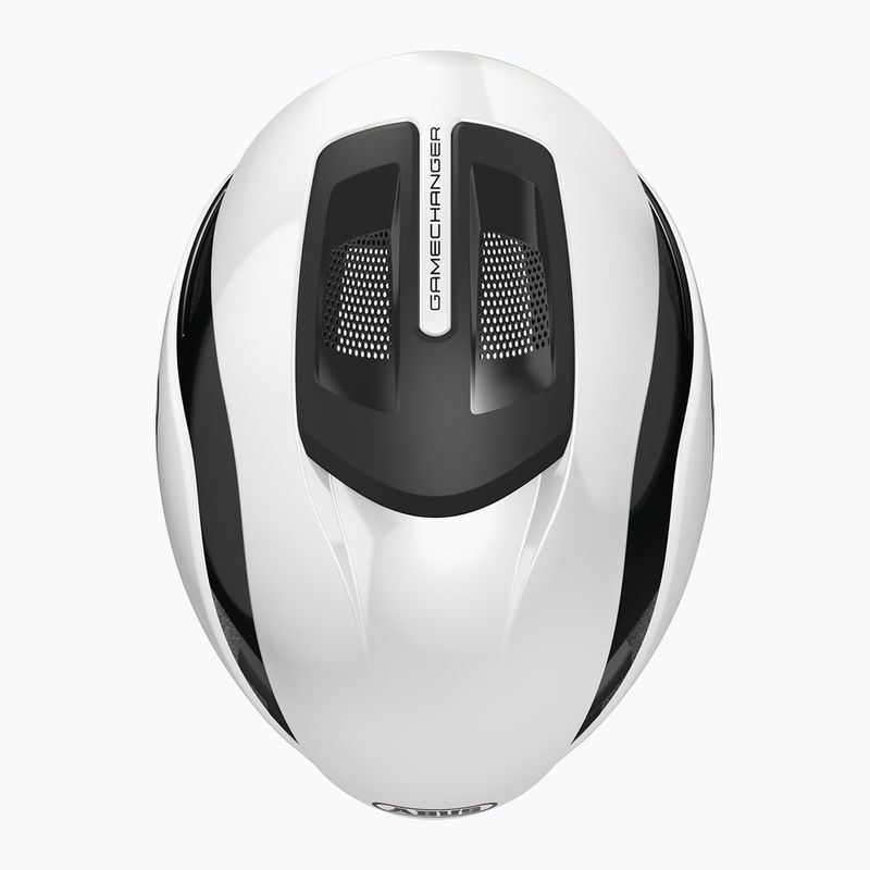 ABUS bike helmet Gamechanger 2.0 MIPS shiny white 5