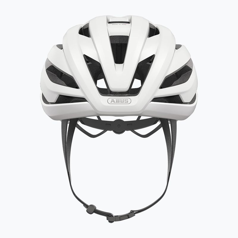 Bicycle helmet ABUS StormChaser Ace fleece white 3